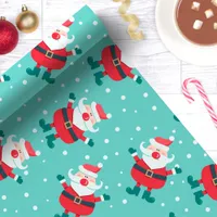 Cute Santa Claus Pattern Christmas Wrapping Paper