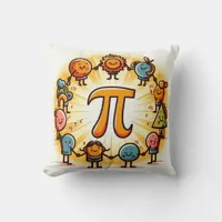 Happy pi day 3.14 throw pillow