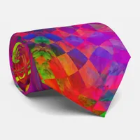 [Phantasmagoria] Warped Swirling Colors Neck Tie