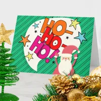 Christmas Santa Claus “Ho Ho Ho” Greeting Card