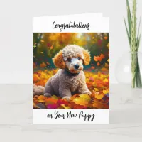 Congratulations on your New Puppy  Card
