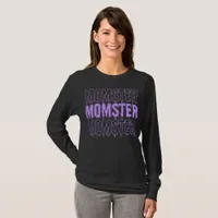 Funny Momster Halloween Women's Long Sleeve T-Shirt