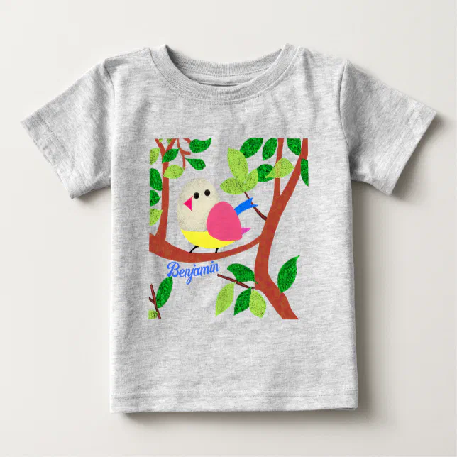 Bird in a tree baby T-Shirt