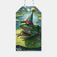 Frog Themed Birthday Gift Tags