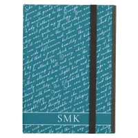 Jane Austen Pride Prejudice Netherfield Monogram Case For iPad Air