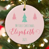 Baby's First Christmas - Enchanting Keepsake  Ceramic Ornament