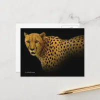 Magnificent Cheetah Big Wild Cat Postcard