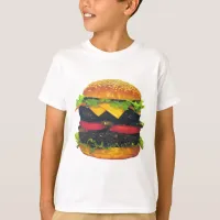 Double Deluxe Hamburger with Cheese T-Shirt