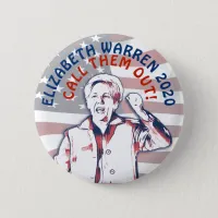 Elizabeth Warren for President 2020 Election Button