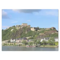 Koblenz with Festung Ehrenbreitstein Tissue Paper