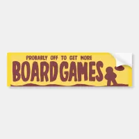 Go Get Boardgames Vintage Tourist Themed Bumper Sticker