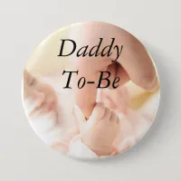 Daddy to be Baby Shower Button