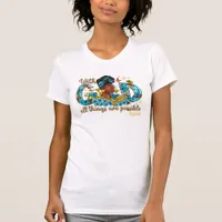 Empowered Black Woman with Spiritual Grace T-Shirt