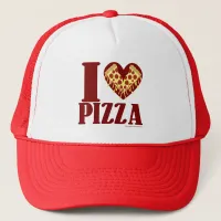 I Love Pizza Trucker Hat