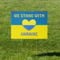 We Stand with Ukraine | Show Support  Sign