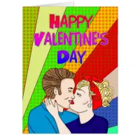 Happy Valentine's Day, Babe | Retro Pop Art Style Card