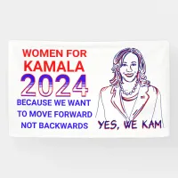 Women for Kamala Harris 2024 Election Banner