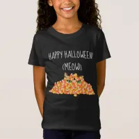 Cat in the Candy Corn Funny Halloween T-Shirt