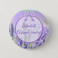 Bient&#244;t Grand-m&#232;re Baby Shower Button