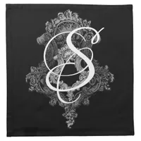 Personalized Monogram Initial Cloth Napkin