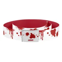 Dripping Blood Horror Blood Splatter Belt