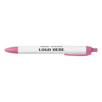 Business Logo Customer Appreciation or Promotional Black Ink Pen