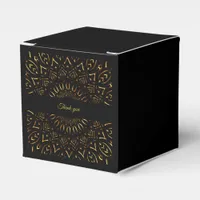 Traditional mandala classic elegant luxury wedding favor boxes