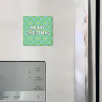 Geometric Christmas Pattern - Personalized  Magnet