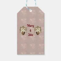 Amazing Elegant Metalic Copper Modern wedding Gift Tags