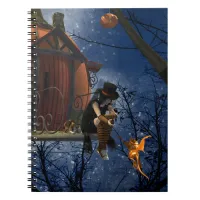 Cute Halloween Creature Encounter Notebook