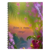 Fantasy landscape, tropic and dreamy   notebook