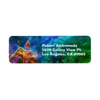 Pillar & Jets in the Carina Nebula & Stars Address Label