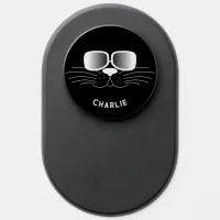 Personalized Cat in Sunglasses PopSocket