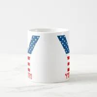 4th Of July Monogram Personalized Coffee Mug