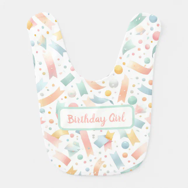 Cute Fun Kids Confetti Colorful Pastel Birthday