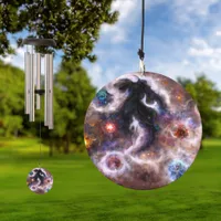 A Captivating Abstract Galactic Nebula Wind Chime