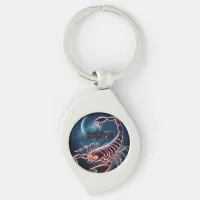 Scorpio astrology sign keychain