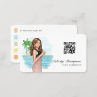 Event Coordinator QR Code Business Card