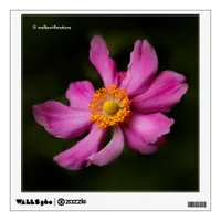 Pink "Prinz Heinrich" Japanese Anemone Flower Wall Sticker