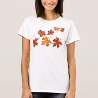 T-shirt Maple leaf design