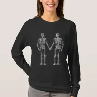 Vintage Skeletons Diagram with Numbered Bones T-Shirt