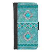 Southwest Turquoise iPhone 8/7 Wallet Case