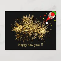 Funny happy new year!   postcard