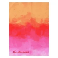 Watercolor Effects Fruit Salad ID134 Tablecloth