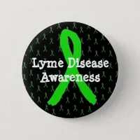 Lyme Disease Awareness Ribbon Button