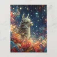 Cosmic Llama Postcard