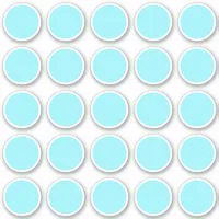 8x8 Sheet of (25) 1.5" Round Circles  - Template Sticker