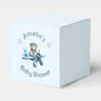 Sweet Little Boy on the Way Baby Shower Favor Boxes