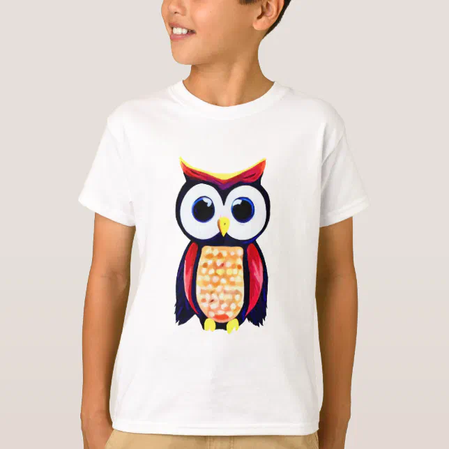 Owl with big curious eyes T-Shirt