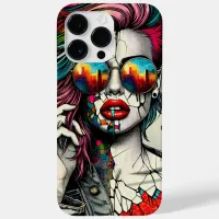 Grunge Art | Fractured Woman Abstract Case-Mate iPhone 14 Pro Max Case